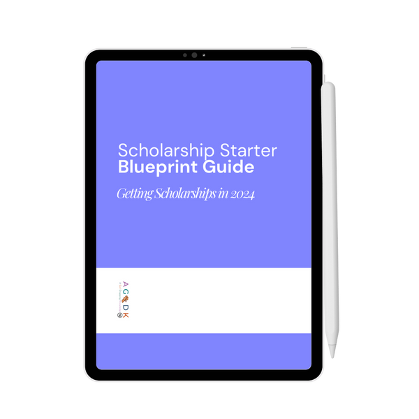 Scholarship Starter Blueprint Guide