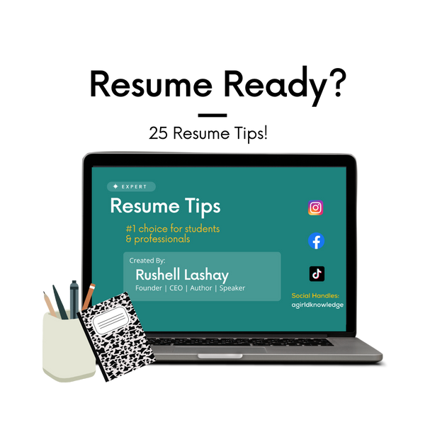 Resume Ready Tips